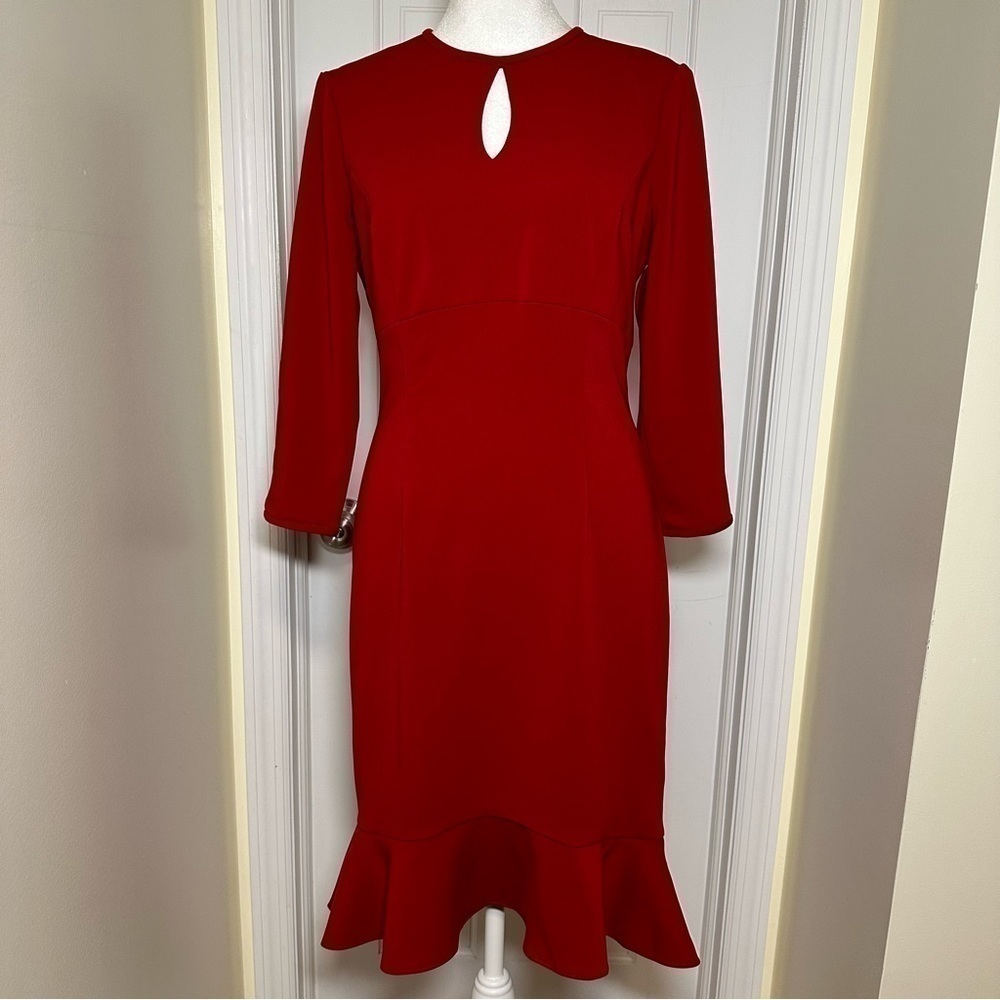 Nora Gardner Gisselle Dress Red Women’s Size 2